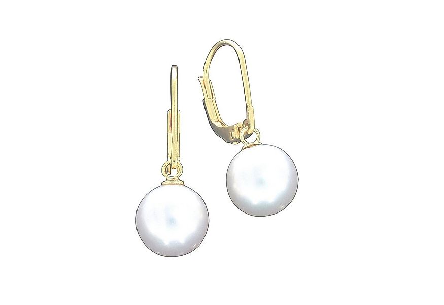 Vivance Paar Ohrhänger 925 Silber vergoldet mit Süßwasserzuchtperlen günstig online kaufen