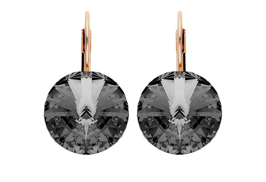 LÖB Paar Ohrstecker 750 (18 Karat) Roségold vergoldet Ohrringe Hängend Kris günstig online kaufen