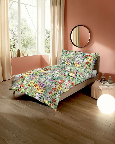 Kaeppel Bettwäsche "Farm Garden" 2 Stk. tlg. Mit Blumen günstig online kaufen
