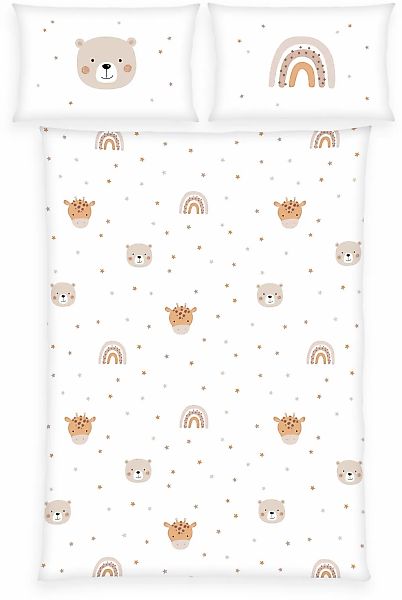 Baby Best Babybettwäsche "Little Friends" 2 Stk. tlg. mit liebevollem Motiv günstig online kaufen