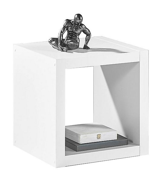 Raumteilerregal STYLE, Weiß, B 41 x H 41 x T 38 cm, 1 offenes Fach günstig online kaufen