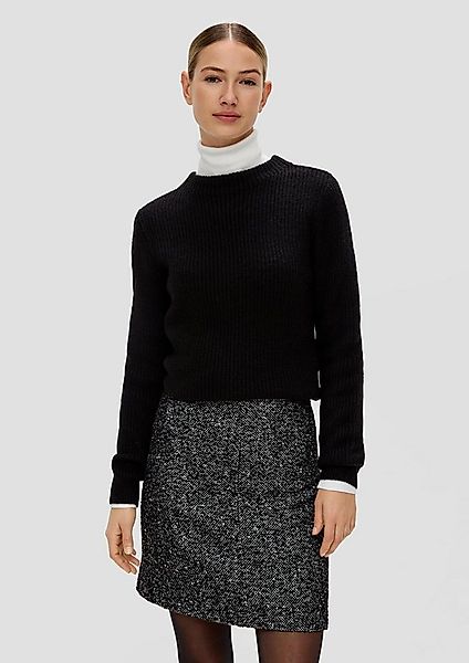 s.Oliver Minirock Rock Wollrock mit Bouclé günstig online kaufen