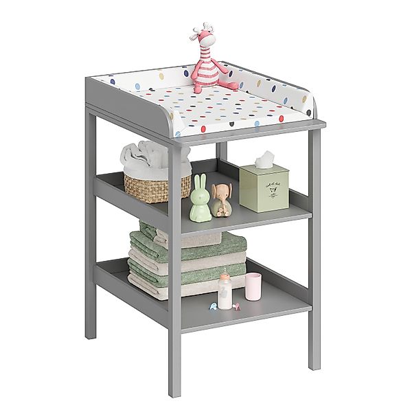 Bellabino Wickeltisch Bani, Wickelregal schmal, grau, günstig online kaufen