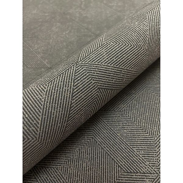 Newroom Vliestapete Hiram Anthrazit Rauten Modern günstig online kaufen