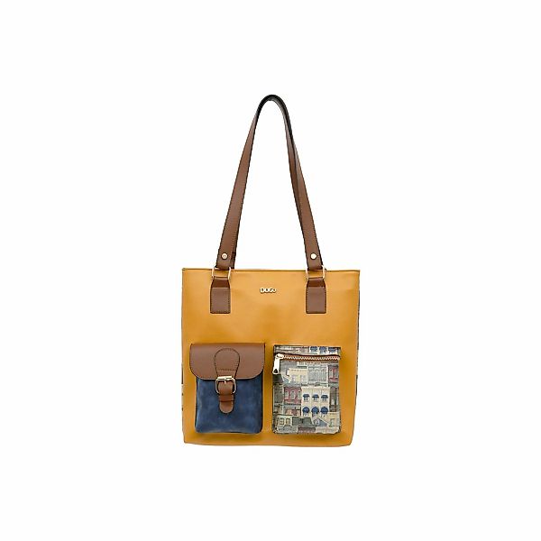 DOGO Umhängetasche "Multi Pocket Bag Paperflower Damen Handtaschen (Fashion günstig online kaufen