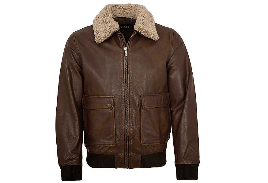 Jilani Lederjacke Bomber Jilani Collection - Herren Lederjacke Kalbleder br günstig online kaufen