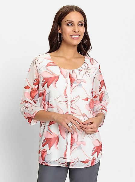 Witt Klassische Bluse Georgette-Bluse 3/4-Arm günstig online kaufen