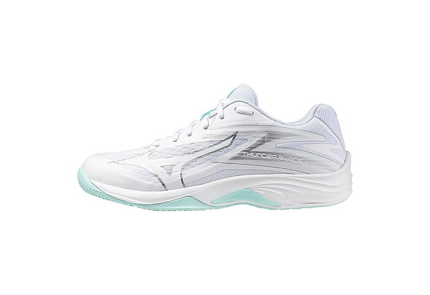 Mizuno THUNDER BLADE Z - Damen Volleyballschuh - White/Blue Tint Hallenschu günstig online kaufen
