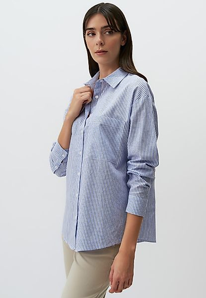 Jimmy Key Shirtbluse Langärmlig Gestreift Leinen günstig online kaufen