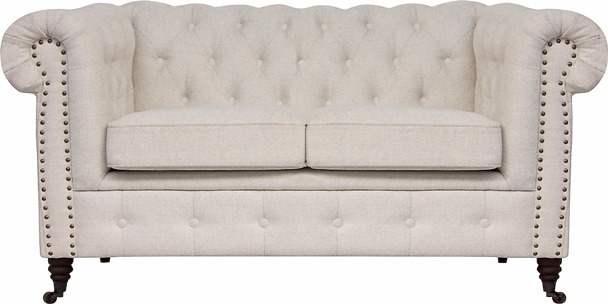 Home affaire Chesterfield-Sofa "Aarburg", aufwändige Knopfheftung und Ziern günstig online kaufen