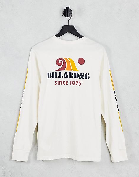 Billabong – Walled – Langärmliges Shirt in Weiß günstig online kaufen