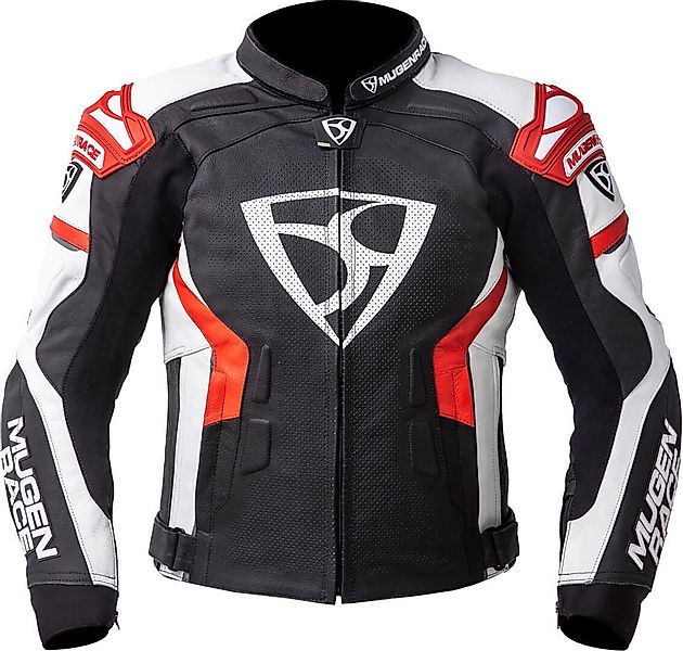MUGENRACE Motorradjacke Marcus Motorrad Lederjacke Ellenbogenprotektoren en günstig online kaufen