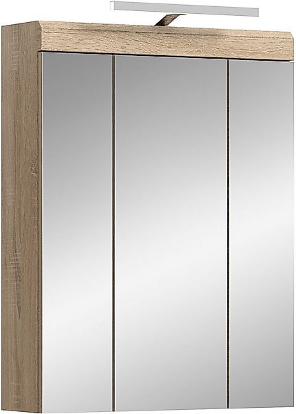 INOSIGN Spiegelschrank SIENA, Breite 60cm, inkl. Beleuchtung, 3 Spiegeltüre günstig online kaufen