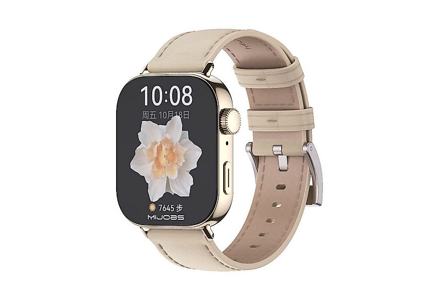 Wigento Smartwatch-Armband Für Huawei Watch Fit 4 / 4 Pro / 3 Echt Leder De günstig online kaufen