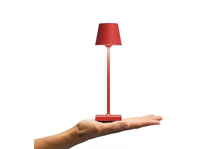 SIGOR LED Tischleuchte NUINDIE Pocket Feuerrot, Dimmbar, LED fest integrier günstig online kaufen