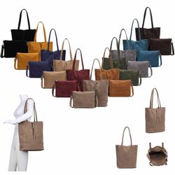 ITALYSHOP24 Schultertasche SET 2in1 Damen Tasche günstig online kaufen