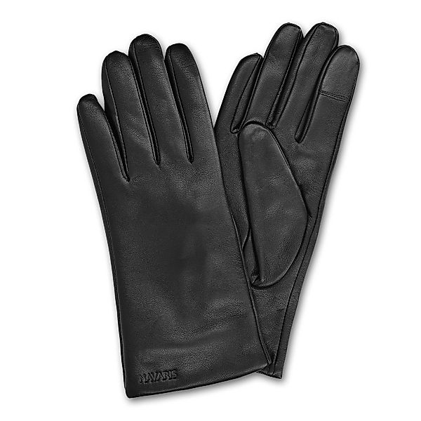 Navaris Lederhandschuhe Damen Nappa Handschuhe Touchscreen - Lammleder Kasc günstig online kaufen