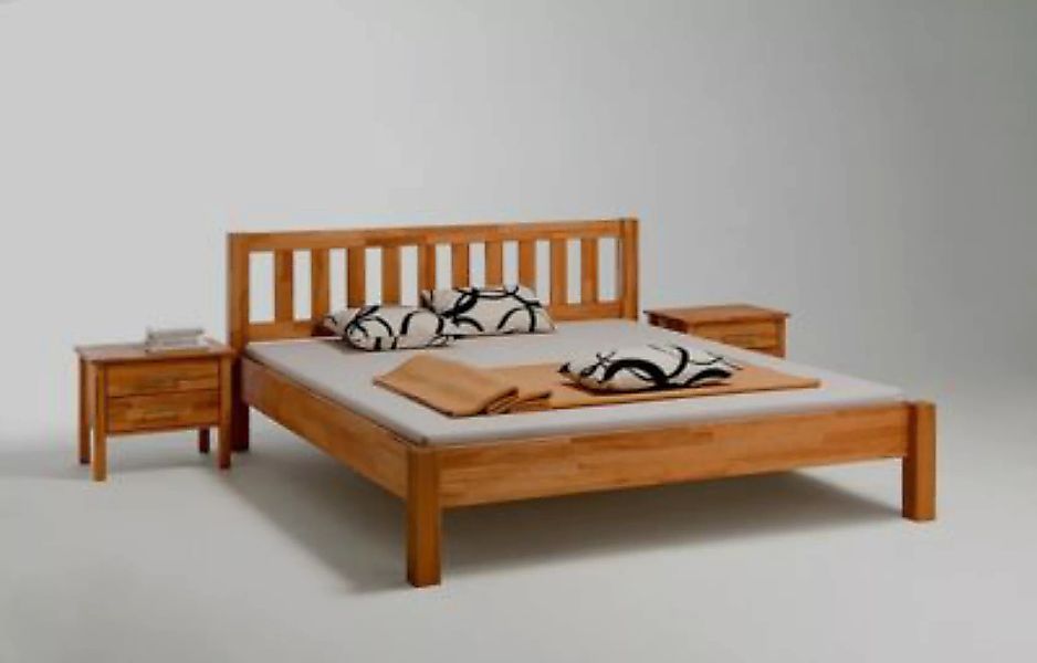 vaja Massivholz Bett Ben Einzelbetten beige Gr. 140 x 200 günstig online kaufen