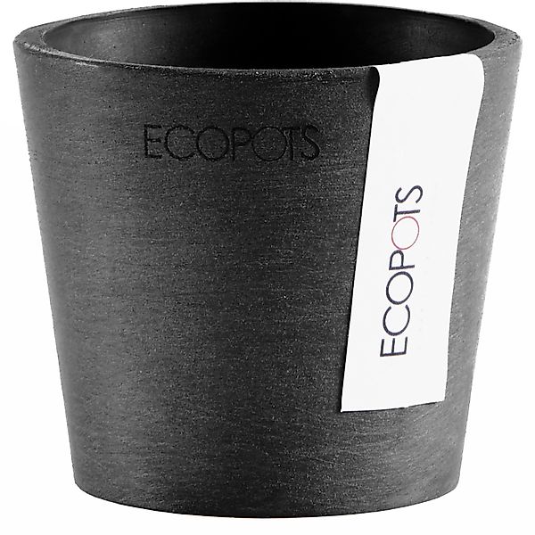 ECOPOTS Blumentopf AMSTERDAM Mini Dark Grey, BxTxH: 8x8x7 cm günstig online kaufen