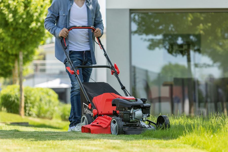 Scheppach Benzinrasenmäher "MS161-46" 2,6 kW/3,5 PS, mit Radantrieb günstig online kaufen