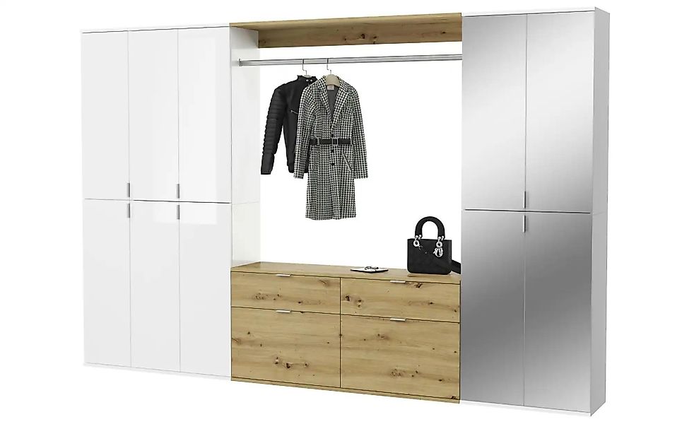 Garderobenkombination  Projekt X ¦ holzfarben ¦ Maße (cm): B: 273 H: 193 T: günstig online kaufen