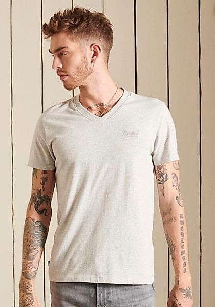 Superdry V-Shirt "VINTAGE LOGO EMB VEE" günstig online kaufen