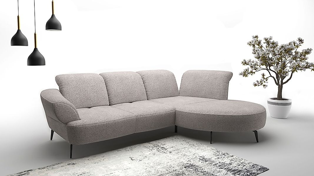 sit&more Ecksofa "Dance, L-Form, inkl. Sitztiefenverstellung" inkl. Click&S günstig online kaufen