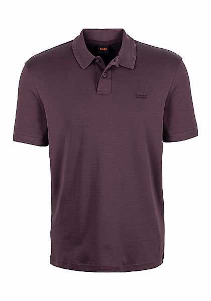 BOSS ORANGE Poloshirt "Pe Interlock", aus Baumwoll-Piqué mit Logo-Print Reg günstig online kaufen