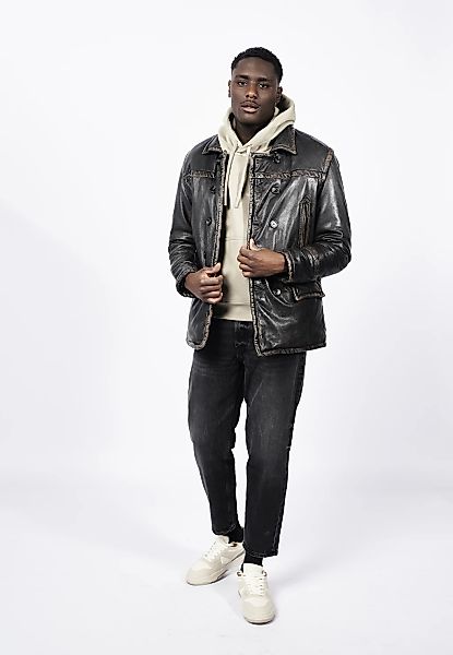 Freaky Nation Lederjacke "Bulles Eye-FN" günstig online kaufen