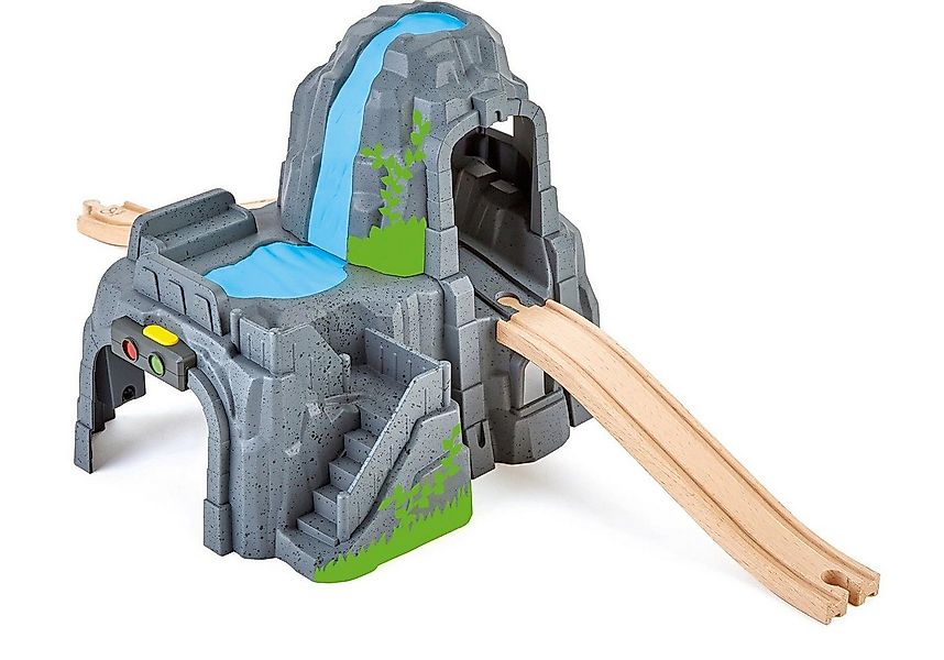 Hape Spielzeug-Eisenbahn Tunnelkombination mit Licht und Sound günstig online kaufen