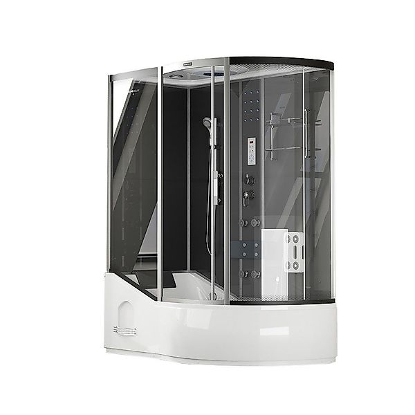 HOME DELUXE Eckdusche Duschkabine ALLIN 2IN1 günstig online kaufen