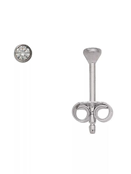 Adelia´s Paar Ohrhänger "925 Silber Ohrringe Ohrstecker Ø 2 mm", mit Zirkon günstig online kaufen