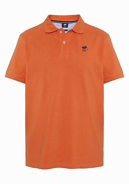 Polo Sylt Poloshirt im puristischen Design mit Label-Stitching günstig online kaufen