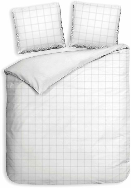 Heckett & Lane Wendebettwäsche "Diamante" 3 Stk. kariert, hochwertiges Mako günstig online kaufen