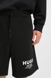 HUGO Blue Sweatshorts "Nomario" mit großem Druck günstig online kaufen