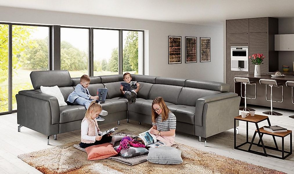 JVmoebel Ecksofa Heim Kino Sofa Couch Polster Couchen Sofas Eck Garnitur Re günstig online kaufen