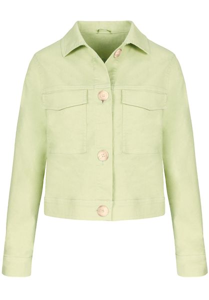 bianca Kurzjacke PEGGY aus farbigem Denim-Stoff günstig online kaufen