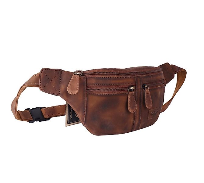 Qivee Bauchtasche Echt Leder Hüfttasche (1-tlg), günstig online kaufen