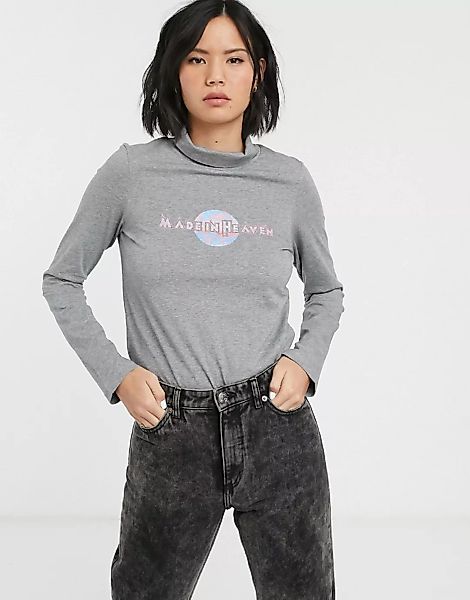 MiH Jeans – Heaven – Polo-Oberteil-Grau günstig online kaufen