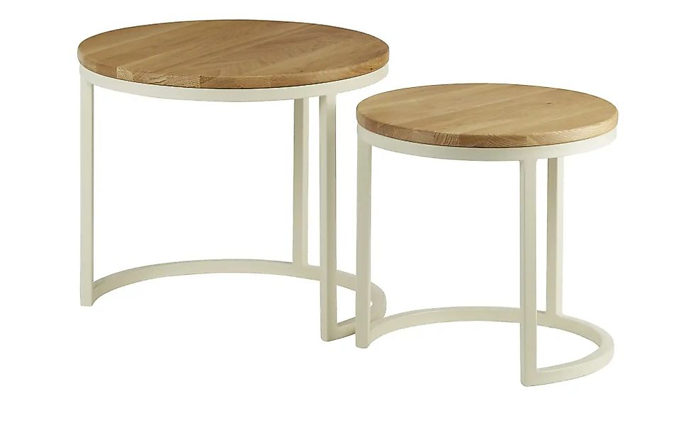 Beistelltisch 2er Set  Idenheim ¦ holzfarben ¦ Maße (cm): H: 43  Ø: 50 Tisc günstig online kaufen