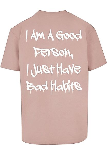 Merchcode T-Shirt "Merchcode Herren Bad Habits Heavy Oversize Tee", (1 tlg. günstig online kaufen