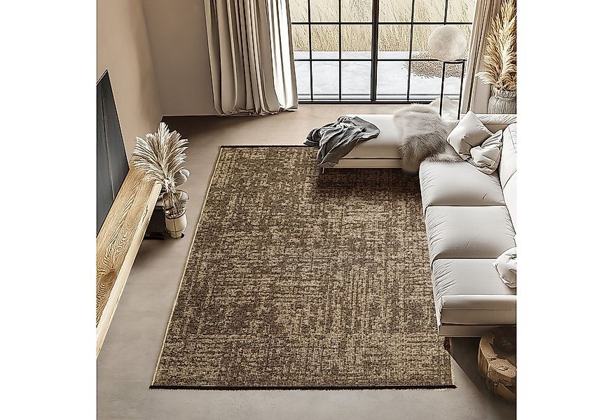 Carpettex Veloursteppich Boho Design, Rechteckig, Höhe: 7 mm, Baumwolle, Wa günstig online kaufen