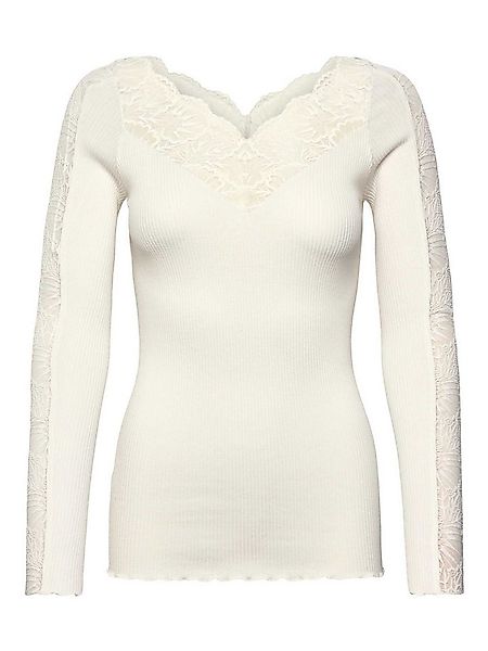 rosemunde Spitzenshirt Beatha lace longsleeve elastisch weiche Vintage-Spit günstig online kaufen