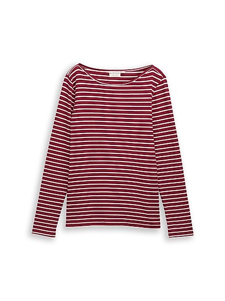 TOM TAILOR Denim Langarmshirt T-shirt striped günstig online kaufen