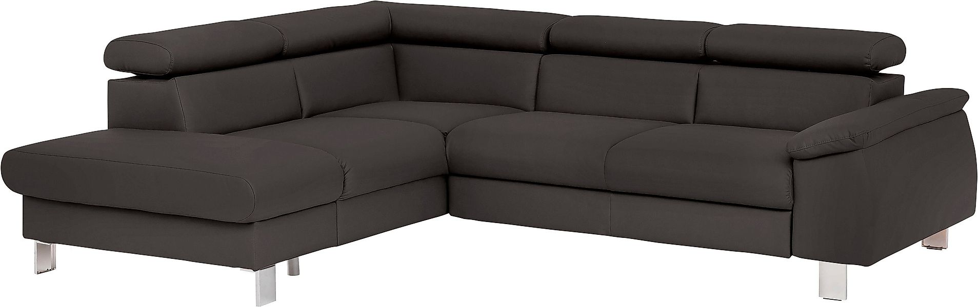 COTTA Ecksofa Komaris L-Form mit Kopfteilverstellung, günstig online kaufen