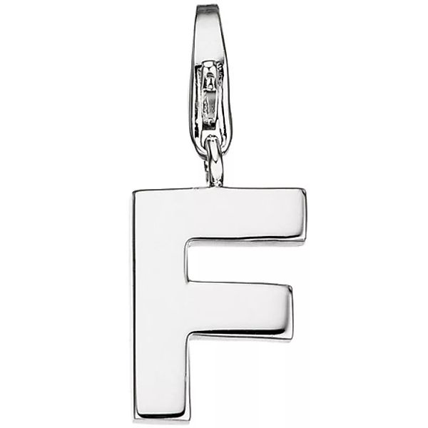 SIGO Einhänger Charm Buchstabe F 925 Sterling Silber Anhänger für Bettelarm günstig online kaufen