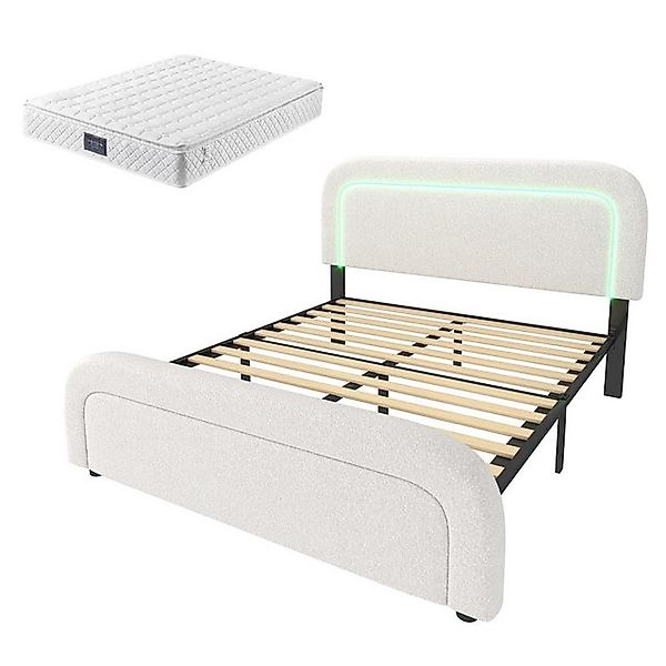 Gotagee Polsterbett Doppelbett Multifunktionsbett Jugendbett (Mit Matratze) günstig online kaufen