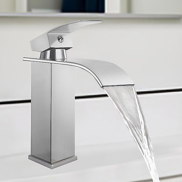 Eumaty Badarmatur Wasserhahn Bad Wasserfall Waschtischarmatur günstig online kaufen