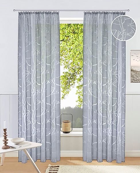 my home Gardine Anna, Kräuselband (1 günstig online kaufen
