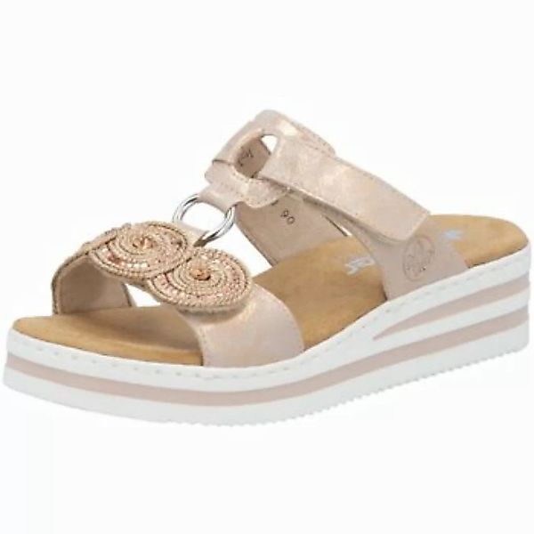 Rieker  Clogs Pantoletten Pantolette Keilsohle Klett V0200-90 günstig online kaufen